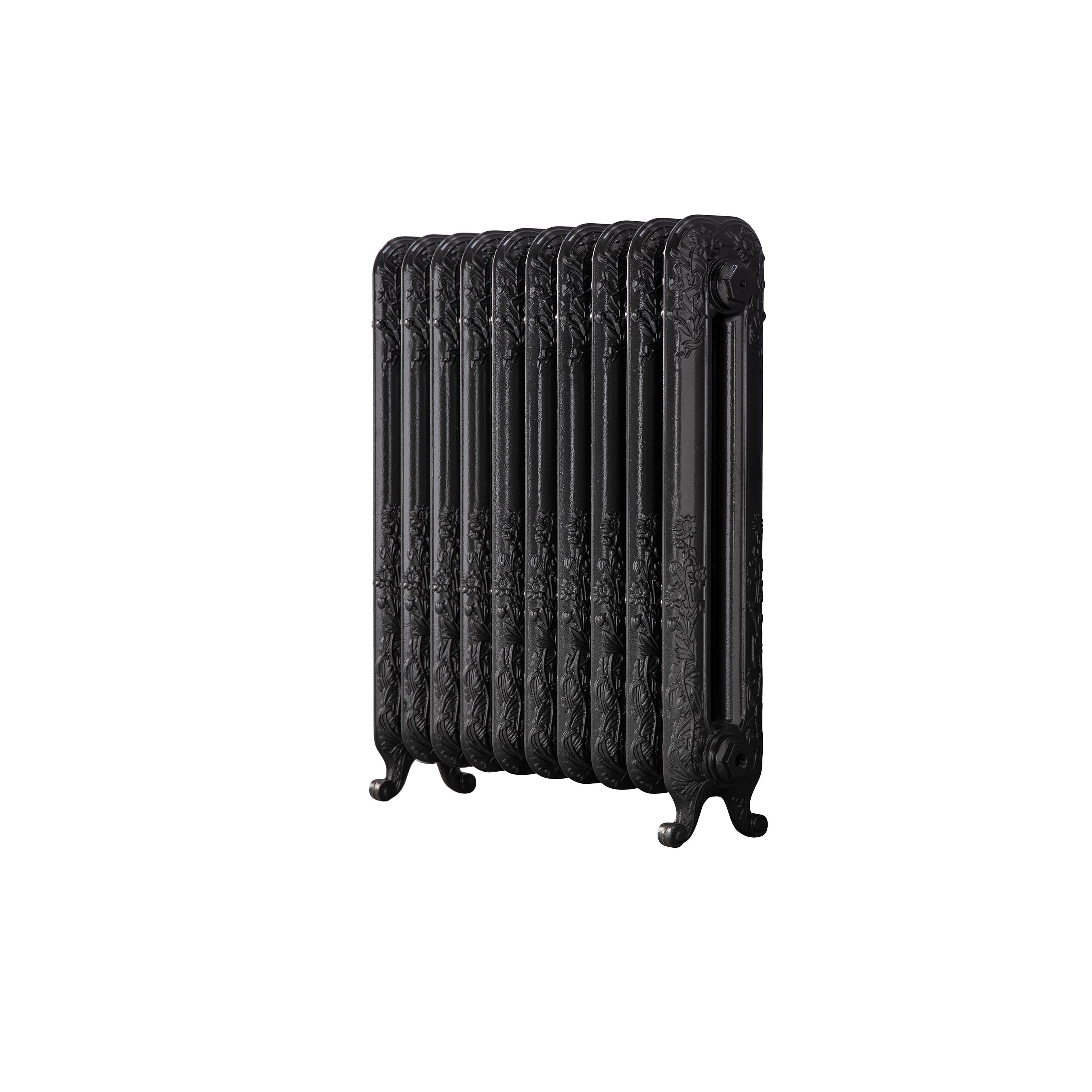 Arroll Daisy Cast Iron Pewter 10 Column Radiator, (W)684mm X (H)794mm | Compare The Build