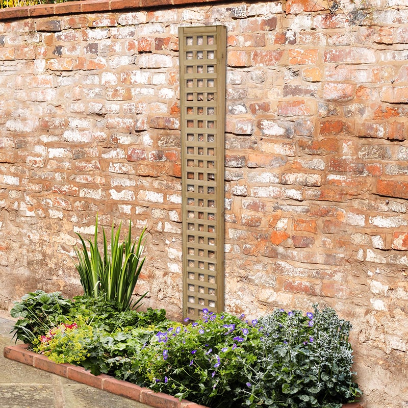 Forest 6' x 1' Premium Framed Decorative Contemporary Square Garden Trellis (1.8m x 0.3m) Price Comparisons | Compare The Build