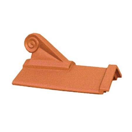GRC 450mm 105 Degree Capped Angle Ridge Scroll Finial - Terracotta Roofing Superstore 105CAP/SCROLL/FIN/TER Price Comparisons | Compare The Build