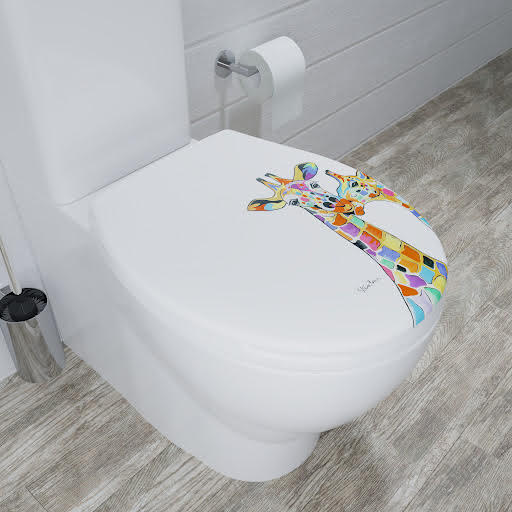 Croydex Francie & Josie Giraffe Soft Close Toilet Seat - WL604122 Price Comparisons | Compare The Build