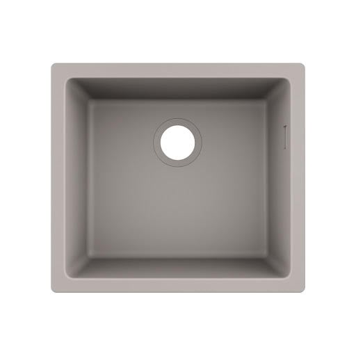 hansgrohe S51 Concrete Grey SilicaTec Undermount Kitchen Sink - 1 Bowl S510-U450 Price Comparisons | Compare The Build