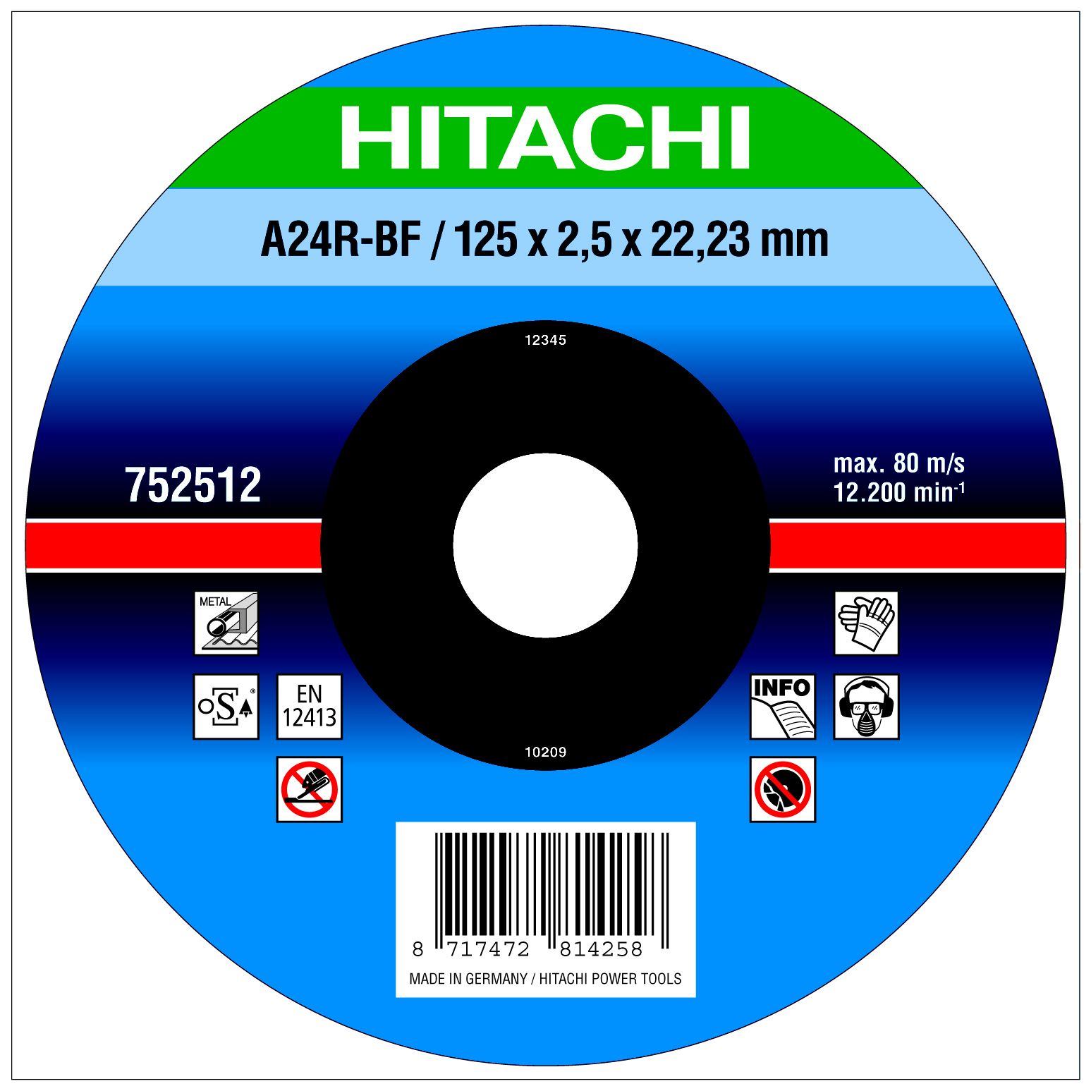 Hitachi (Dia)230mm Flat Abrasive Disc Price Comparisons | Compare The Build