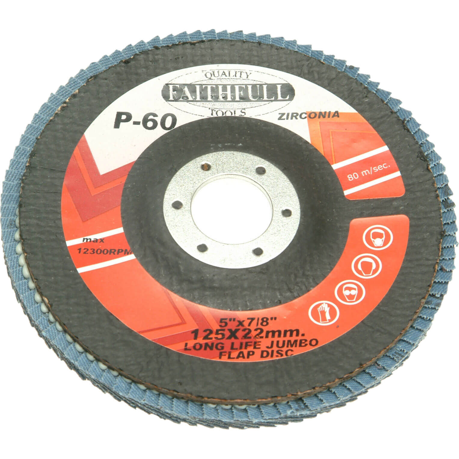 Faithfull Zirconium Abrasive Flap Disc 125mm Coarse Price Comparisons | Compare The Build