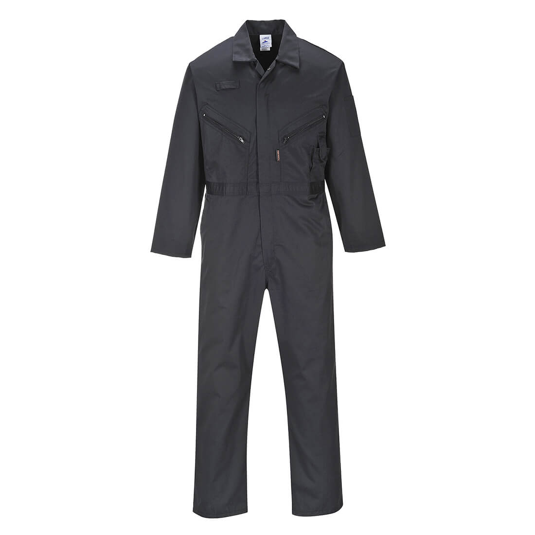 Portwest Liverpool Zip Coverall Black L 33" Price Comparisons | Compare The Build