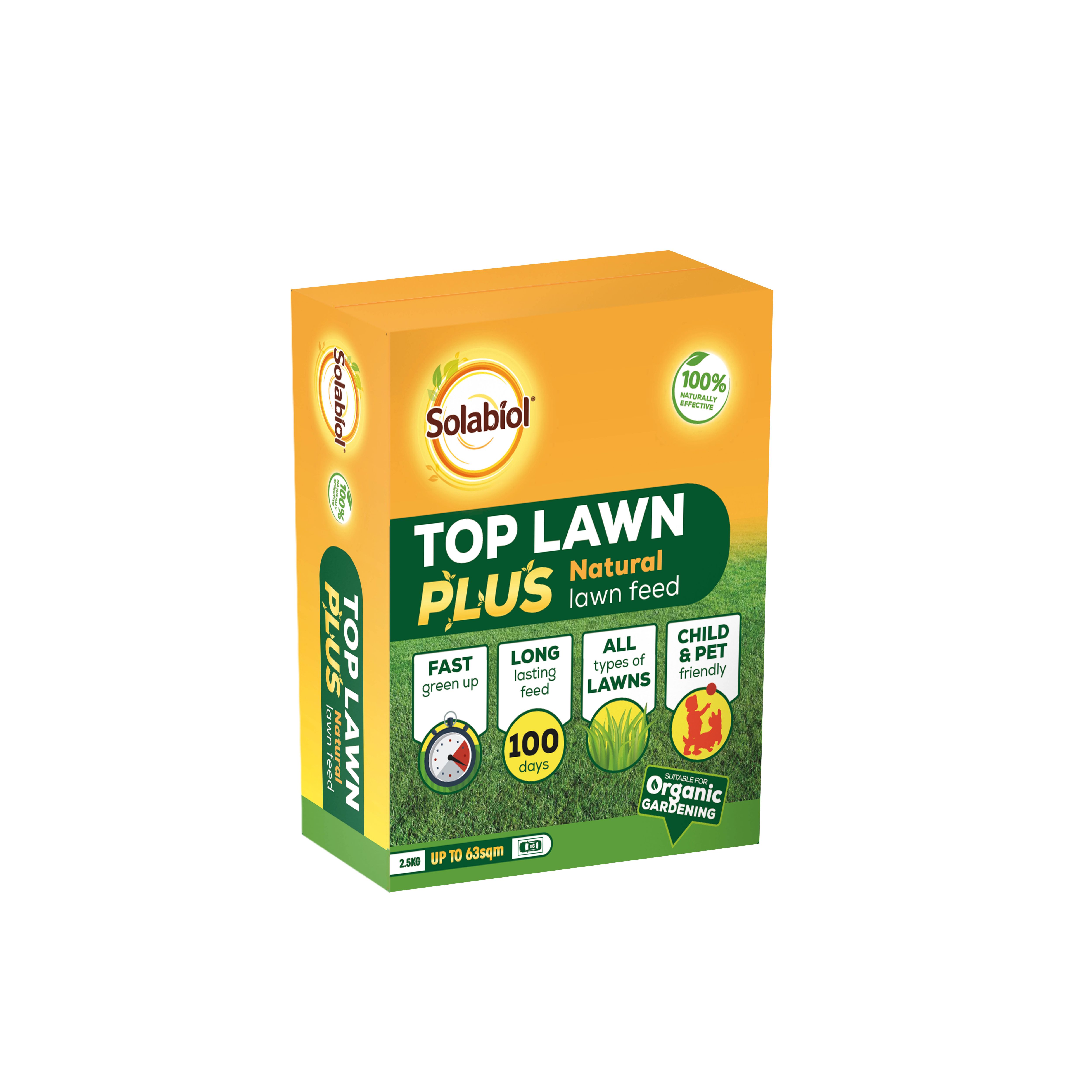 Solabiol Top Lawn Plus Lawn Treatment 63M² 2.5Kg Price Comparisons | Compare The Build