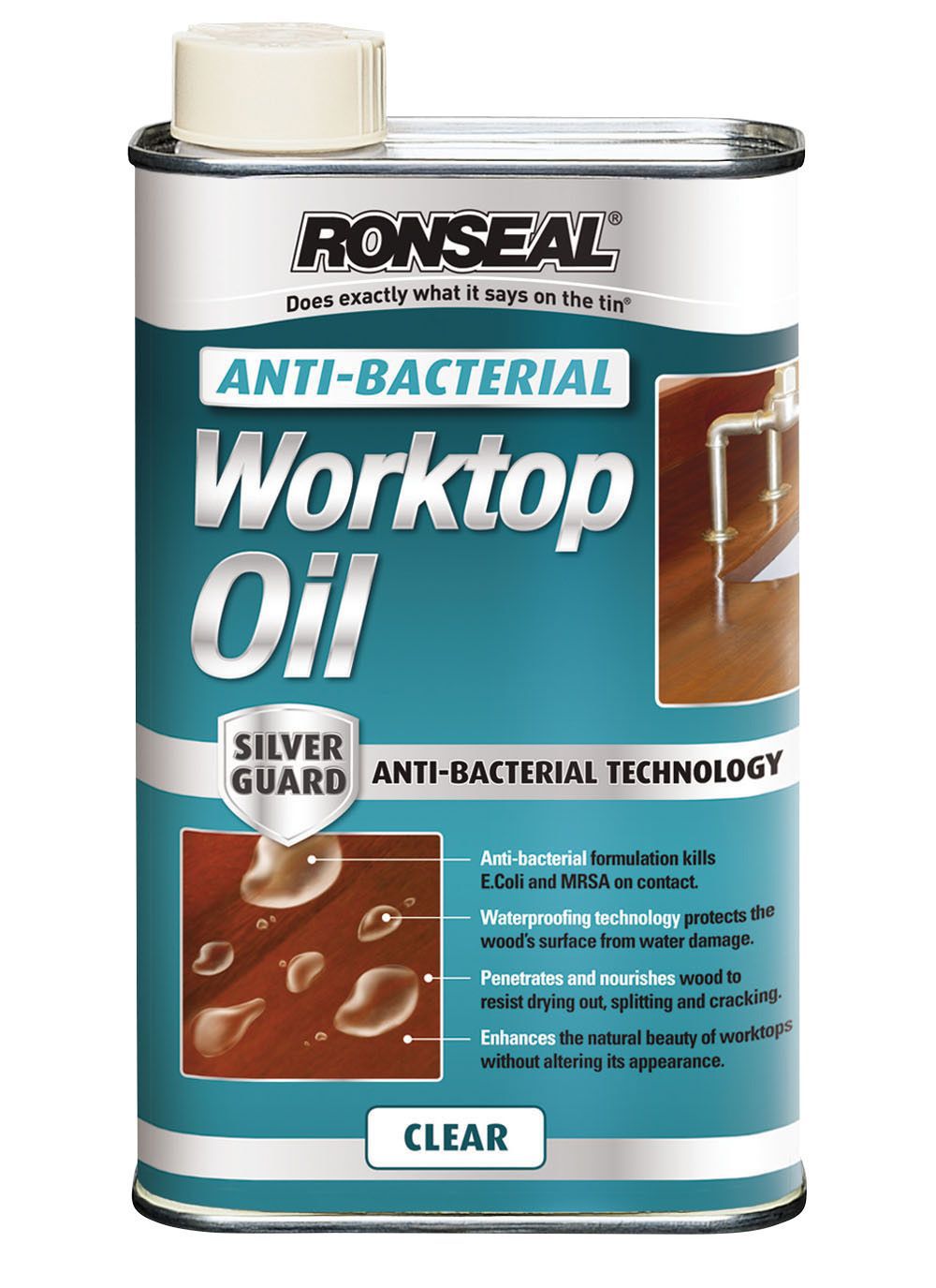 Ronseal Clear Matt Anti-Bacterial Worktop Oil, 500Ml Price Comparisons | Compare The Build