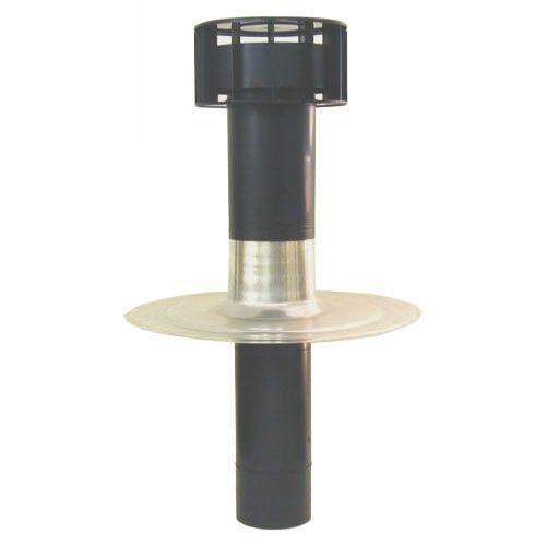 Ubbink OFT4 Flat Roof Vent Terminal (Twin Wall) - 166mm Diameter Asphalt Polyethylene 50147138 Price Comparisons | Compare The Build