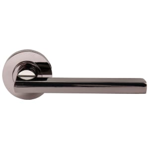 Milan Black Nickel Round Rose Door Handle - 1 Pair | Compare The Build