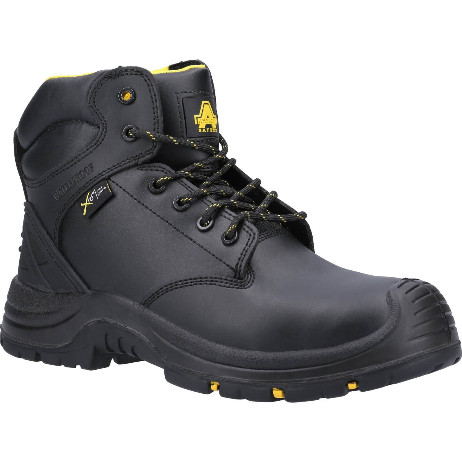 Amblers Safety AS303C Wrekin Lace Up Metal Free Metatarsal Waterproof Boot Black Size 9 Price Comparisons | Compare The Build