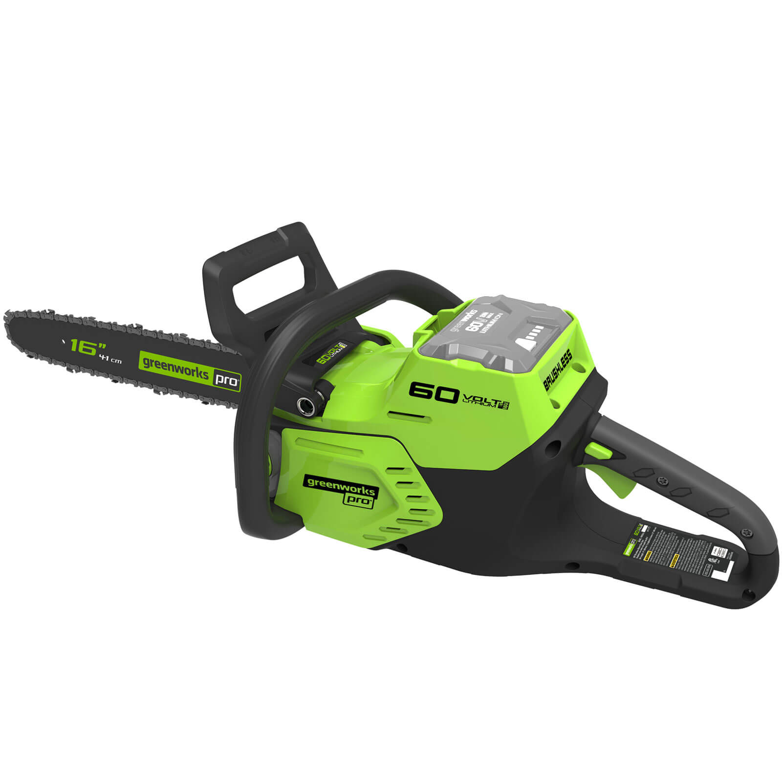 Greenworks GD60CS 60v Cordless Brushless Chainsaw 400mm No Batteries No Charger Price Comparisons | Compare The Build