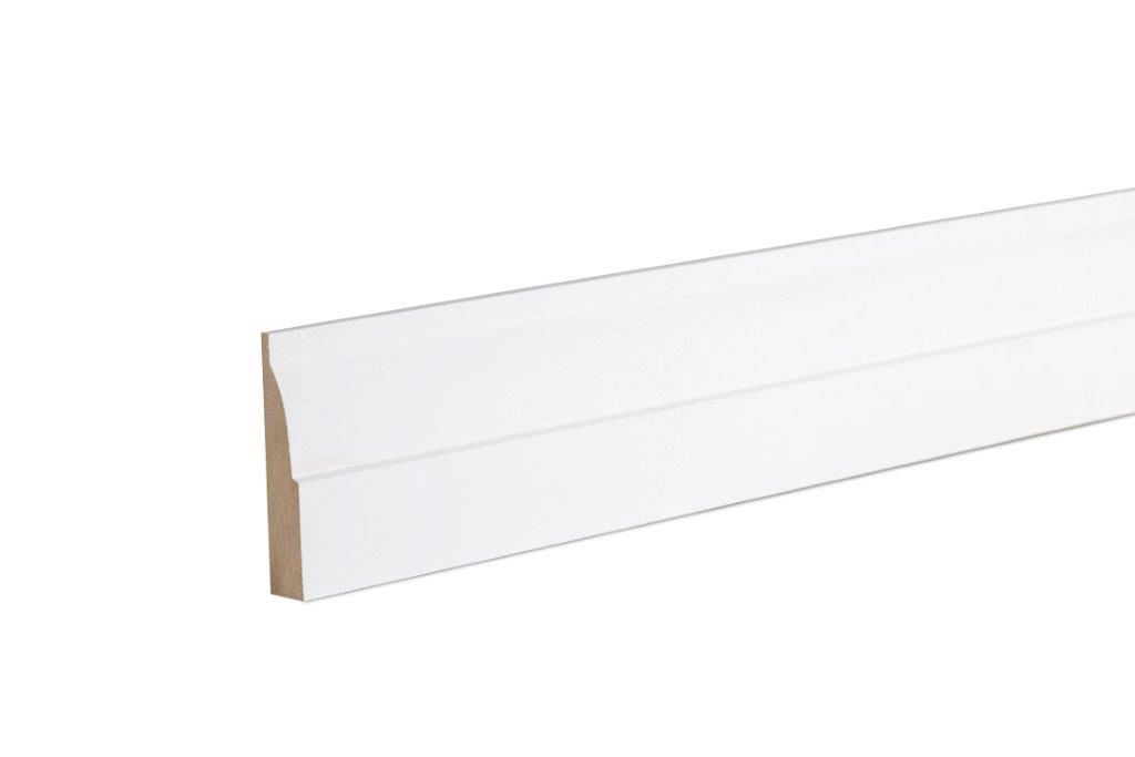 Primed White MDF Ovolo Architrave (L)2.1m (W)69mm (T)14.5mm Price Comparisons | Compare The Build