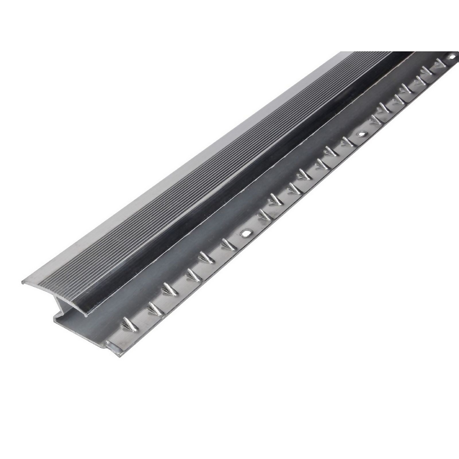 Cover Strip Carpet To Laminate Floor Edge - Silver 1800mm Price Comparisons | Compare The Build