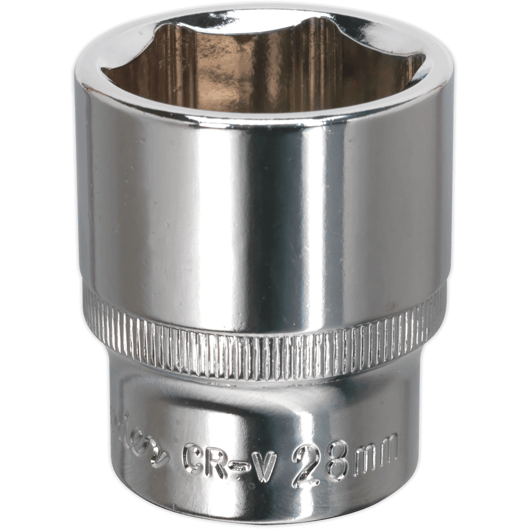 Sealey 1/2" Drive Hexagon WallDrive Socket Metric 1/2" 28mm | Compare The Build