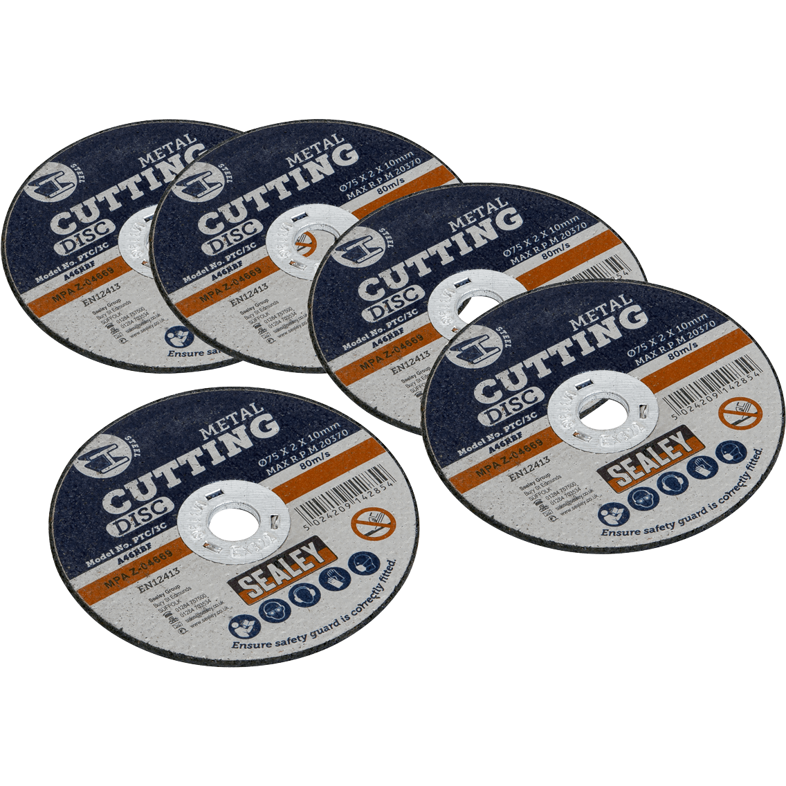 Sealey Metal Cutting Disc 75mm 2mm Pack of 5 Price Comparisons | Compare The Build