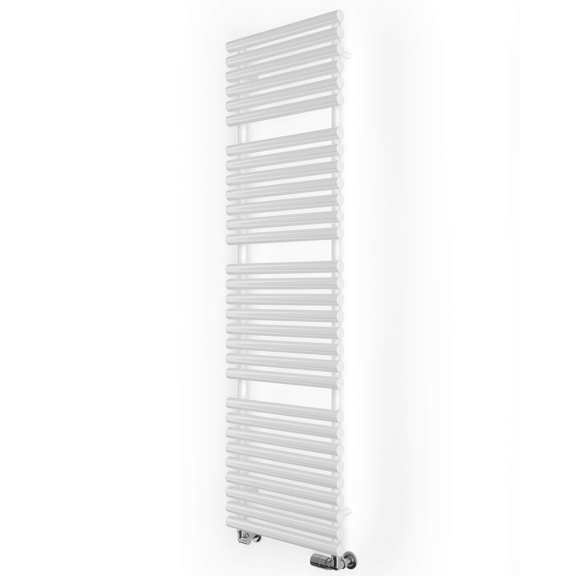 Terma Rolo-Towel T-Rail White Flat Towel Warmer (W)520mm X (H)1800mm Price Comparisons | Compare The Build