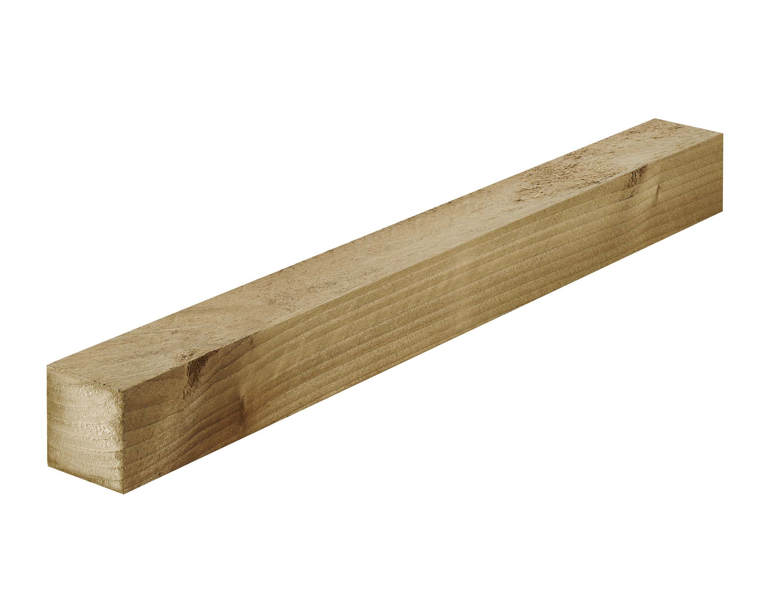 Treated Rough sawn Whitewood Timber (L)1.8m (W)50mm (T)47mm, Pack of 8 Price Comparisons | Compare The Build