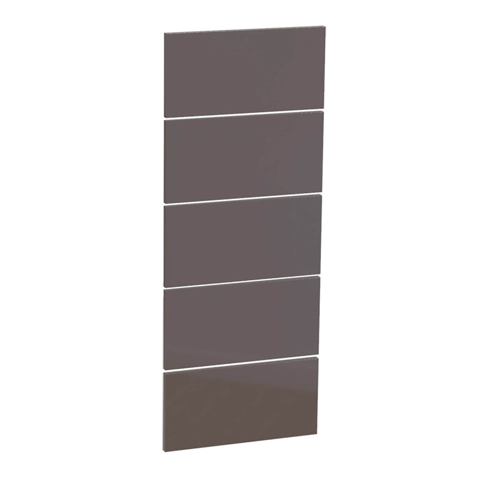 Fitted Bedroom Slab 5 Drawer Chest Front - Champagne Price Comparisons | Compare The Build