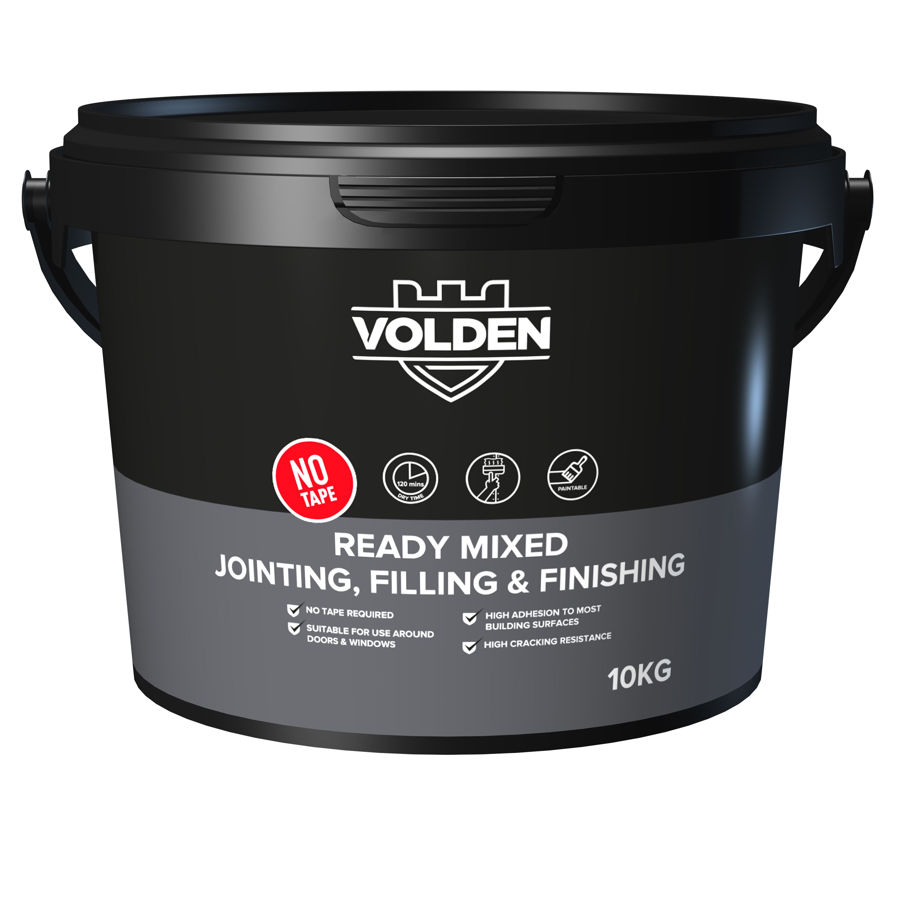 Volden Ready Mixed Plasterboard Jointing, Filling & Finishing Compound 10Kg 6.5L Tub Price Comparisons | Compare The Build