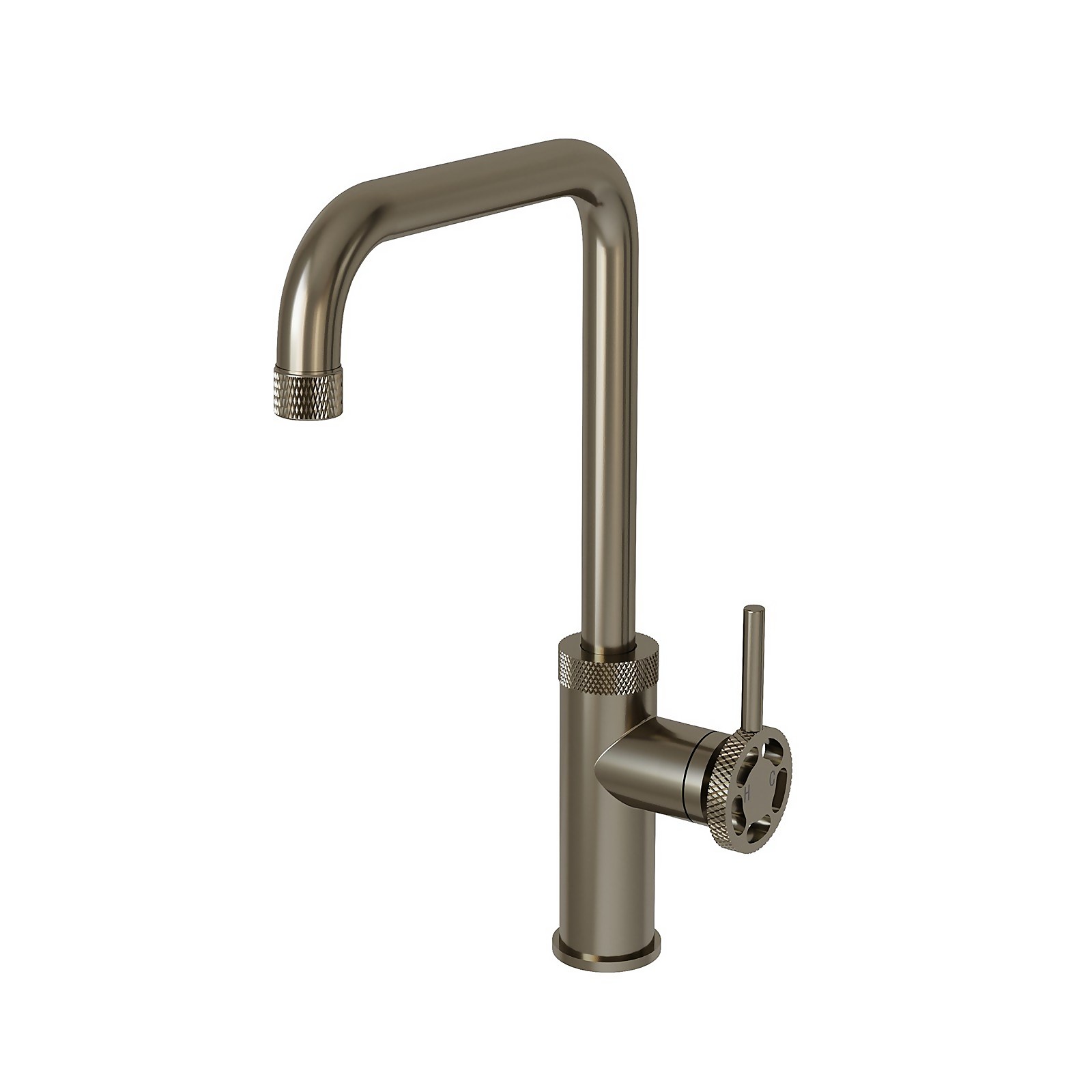 Raffin Side lever Tap - Brushed Steel Price Comparisons | Compare The Build