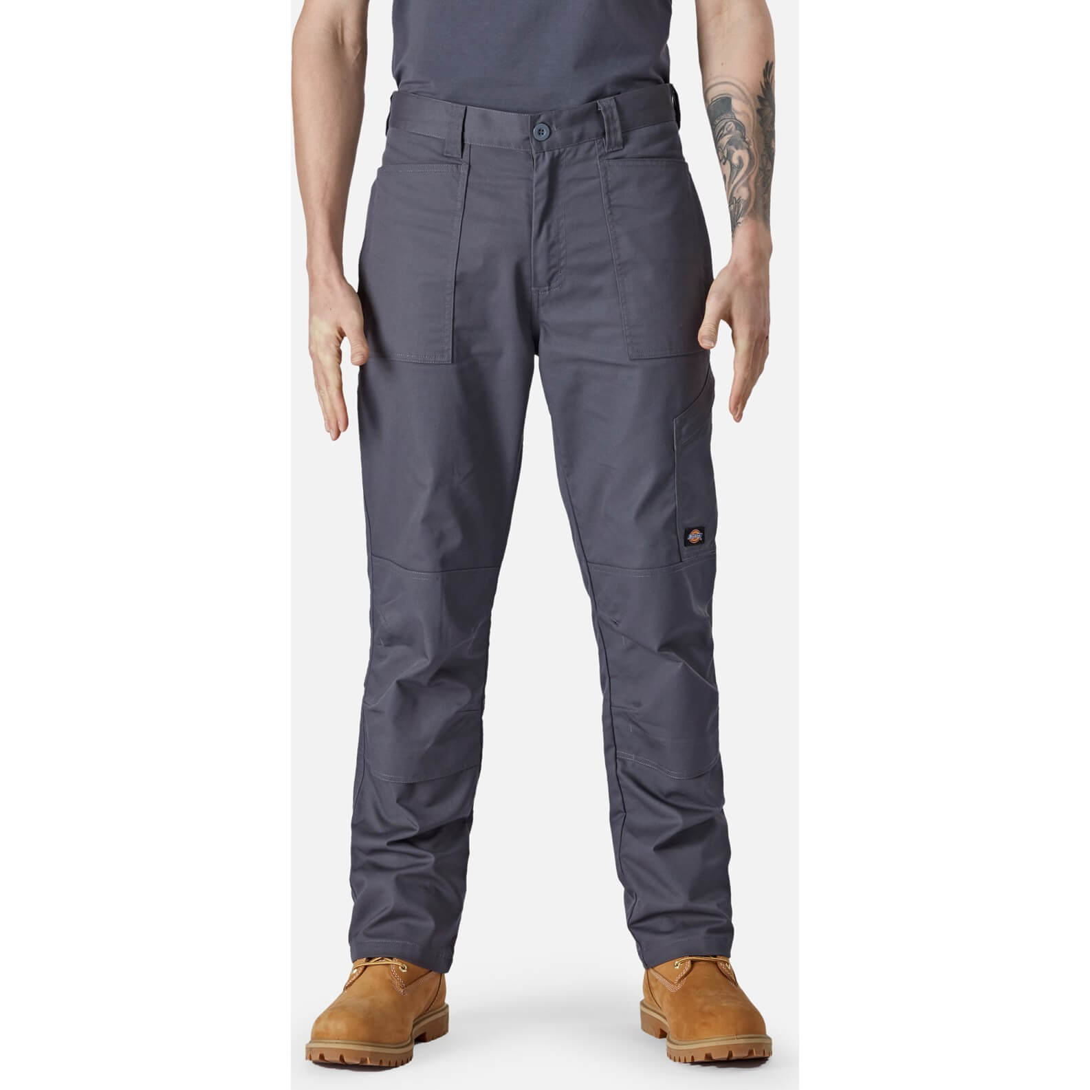 Dickies Action Flex Trousers Grey 34" 30" Price Comparisons | Compare The Build