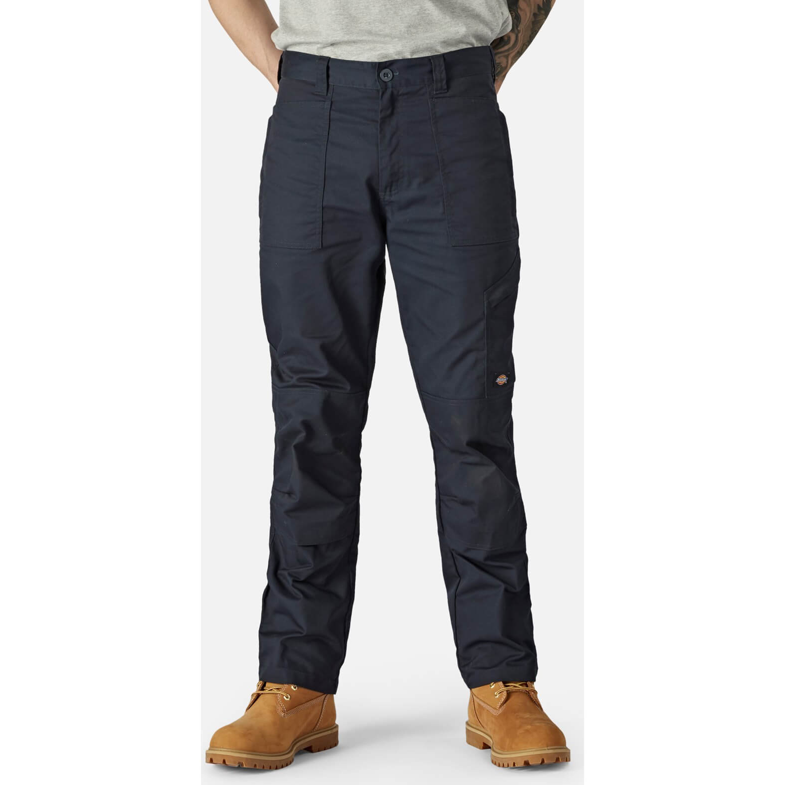 Dickies Action Flex Trousers Navy Blue 30" 32" Price Comparisons | Compare The Build