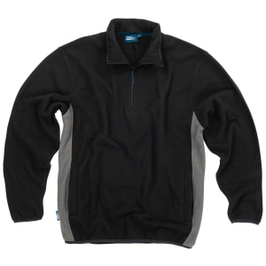 Tough Grit 1/4 Zip Fleece, in Black and Grey Quick-Drying, Size: XL Price Comparisons | Compare The Build