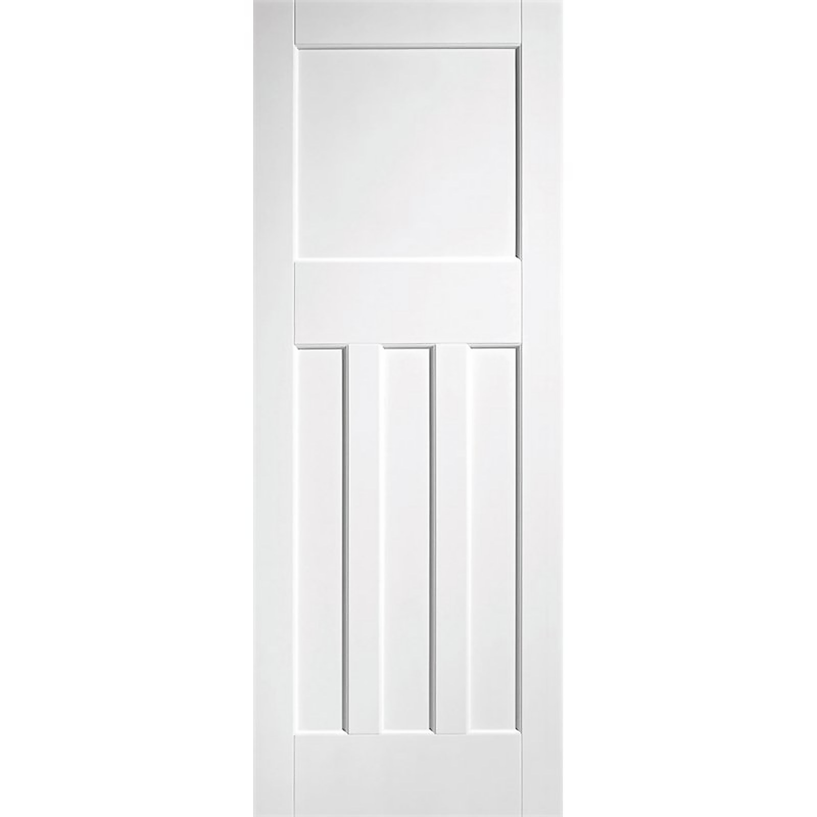 30's Style - White Primed Internal Door - 1981 x 610 x 35mm Price Comparisons | Compare The Build