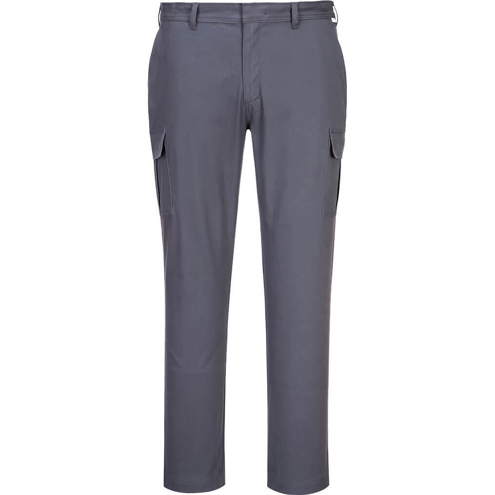 Portwest Stretch Slim Combat Trousers Charcoal Grey 48" 31" Price Comparisons | Compare The Build