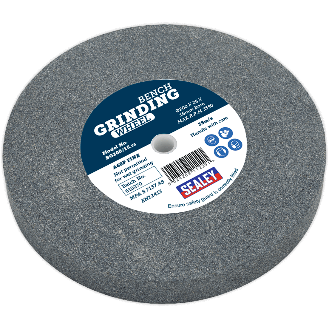 Sealey Aluminous Oxide Grinding Wheel 200mm 25mm Fine Price Comparisons | Compare The Build