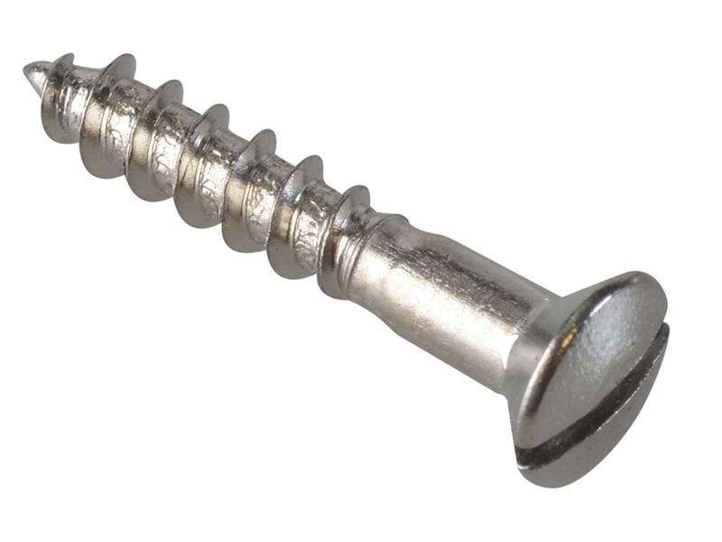 ForgeFix FOR185475 Multi-Purpose Screw SL Raised Head Chrome Plated 3.5 x 20mm Forge Pack 45 Price Comparisons | Compare The Build