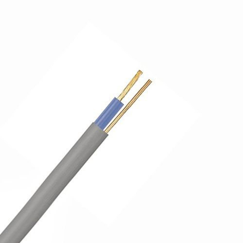 Zexum Grey 1mm 14A Blue Single Core & Earth 6241Y Flat PVC/PVC Harmonised Lighting Power Cable - 1 Meter Price Comparisons | Compare The Build