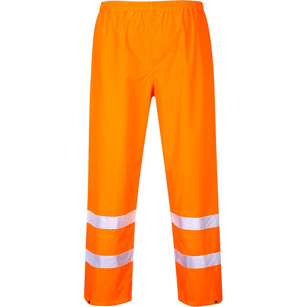 Oxford Weave 300D Class 1 Hi Vis Trousers Orange 2XL 32" | Compare The Build