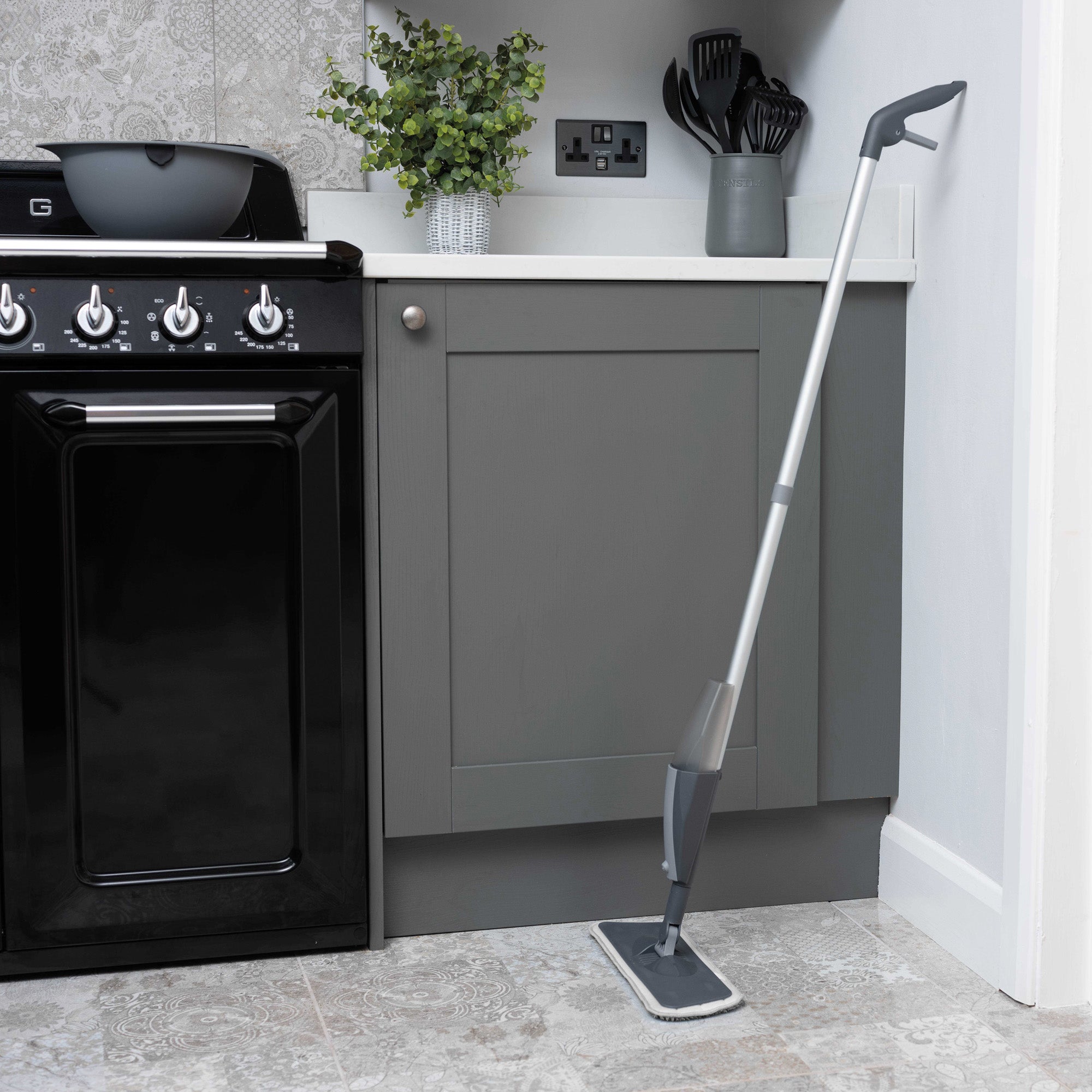 Essentials Spray Mop Grey Grey Price Comparisons | Compare The Build