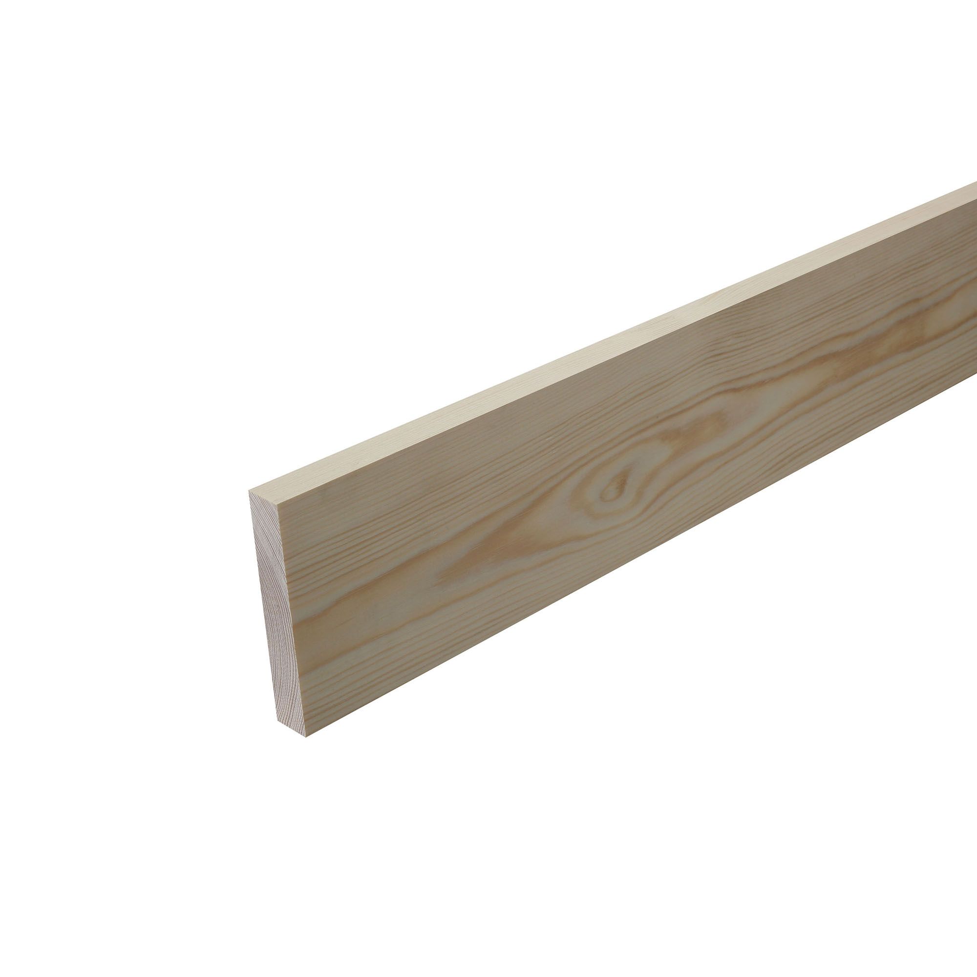 Cheshire Mouldings Smooth Square edge Pine Stripwood (L)2.4m (W)92mm (T)15mm Price Comparisons | Compare The Build