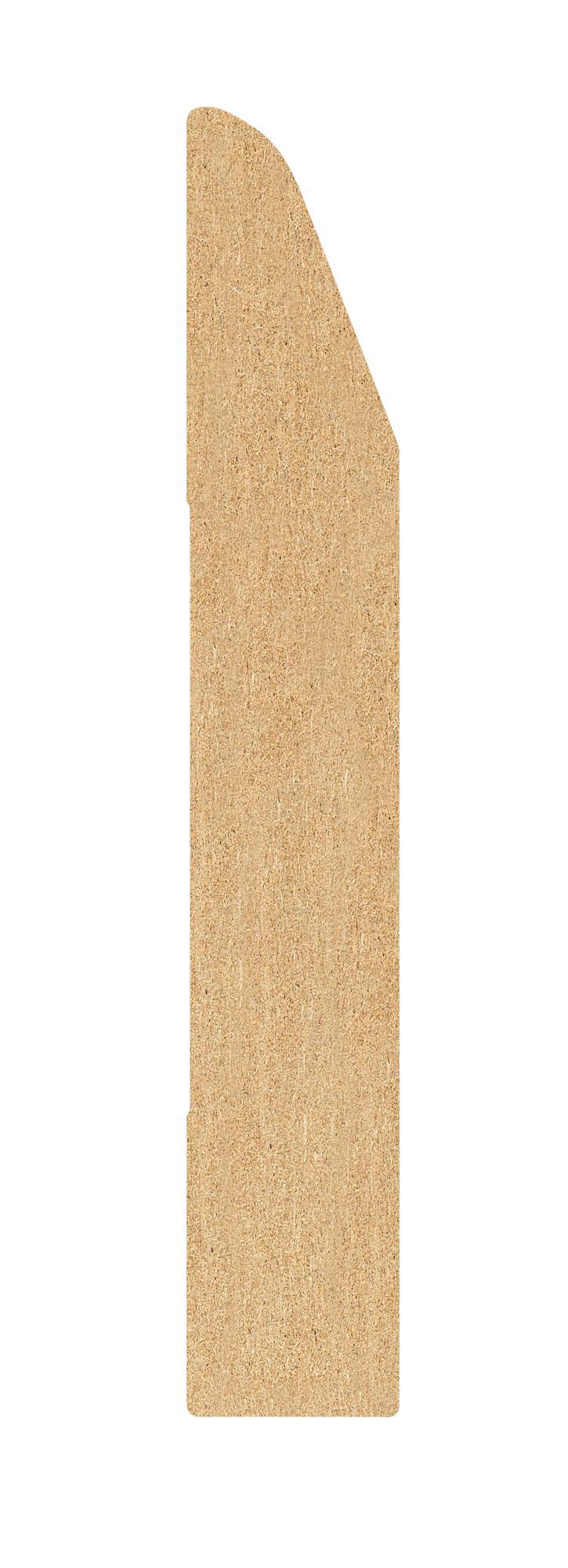 MDF Chamfered Skirting board (L)2.4m (W)94mm (T)15mm | Compare The Build