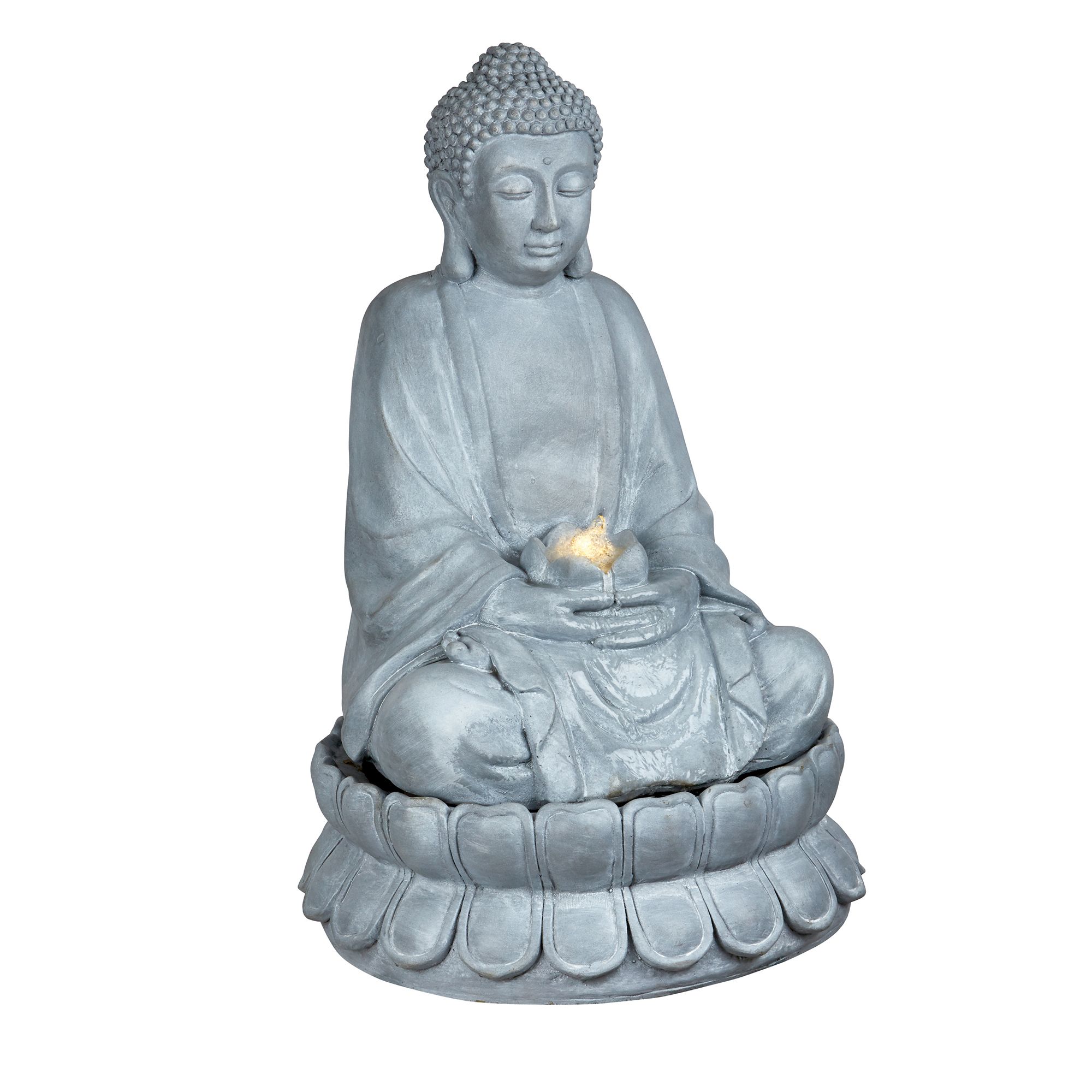 Mains-Powered Buddha Water Feature (H)86Cm Price Comparisons | Compare The Build