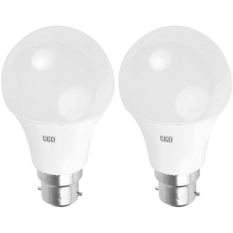 Meridian Lighting LED GLS Lamp 7W BC (B22d) Cool White 600lm (2 Pack) Price Comparisons | Compare The Build