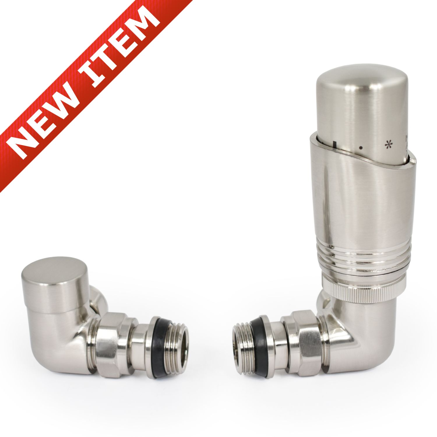 West Thermostatic Valves, Delta, Satin Nickel Corner - 10mm | Compare The Build