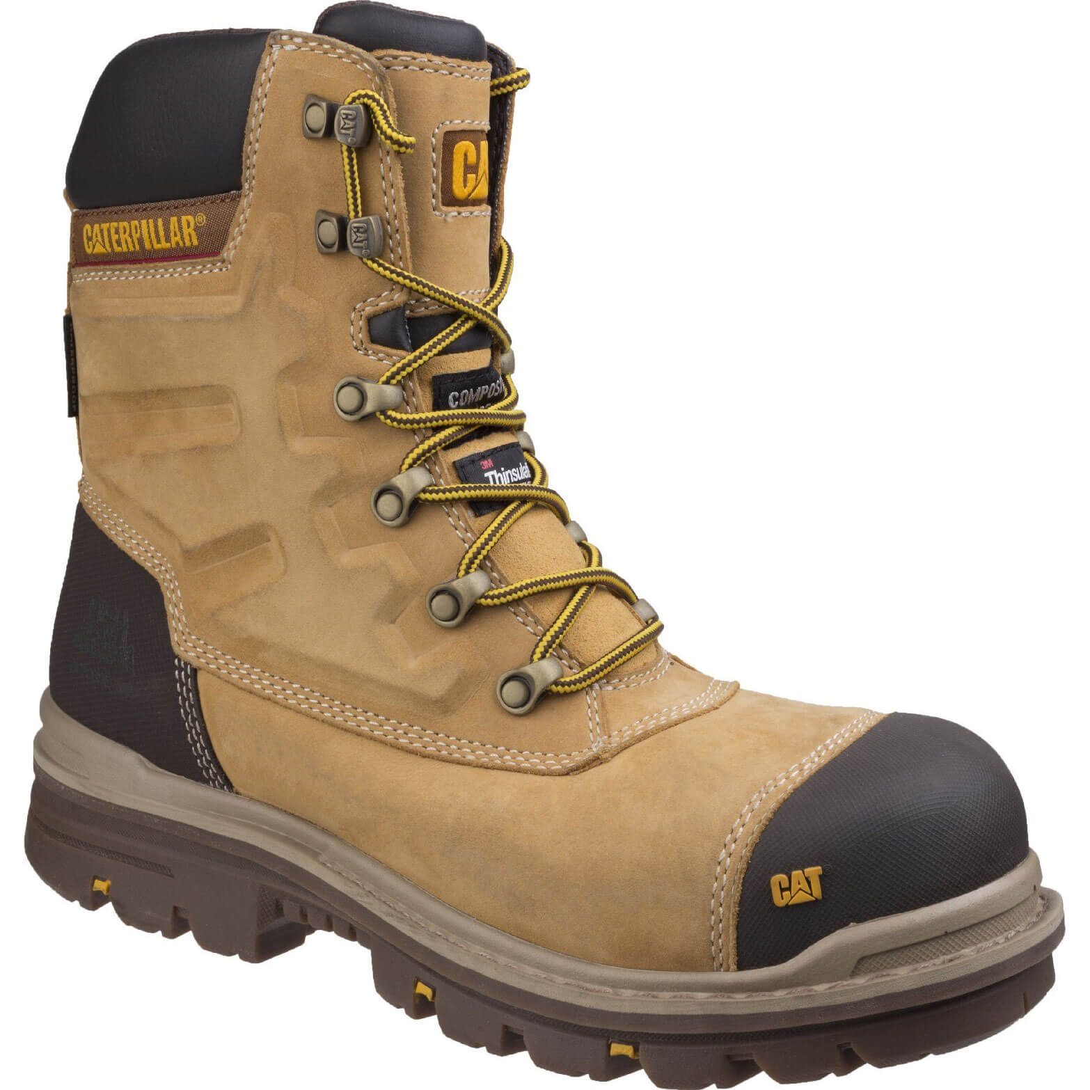 Caterpillar Mens Premier Waterproof Safety Boots Honey Size 10 Price Comparisons | Compare The Build