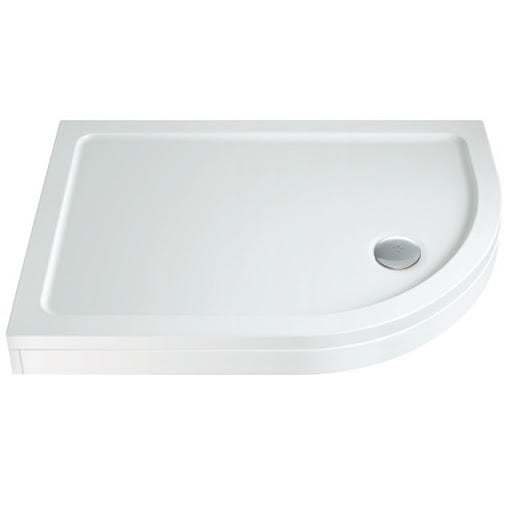 Podium Easy Plumb Offset Quadrant Anti Slip Shower Tray 1200 x 800mm with Waste (Right Entry) Price Comparisons | Compare The Build