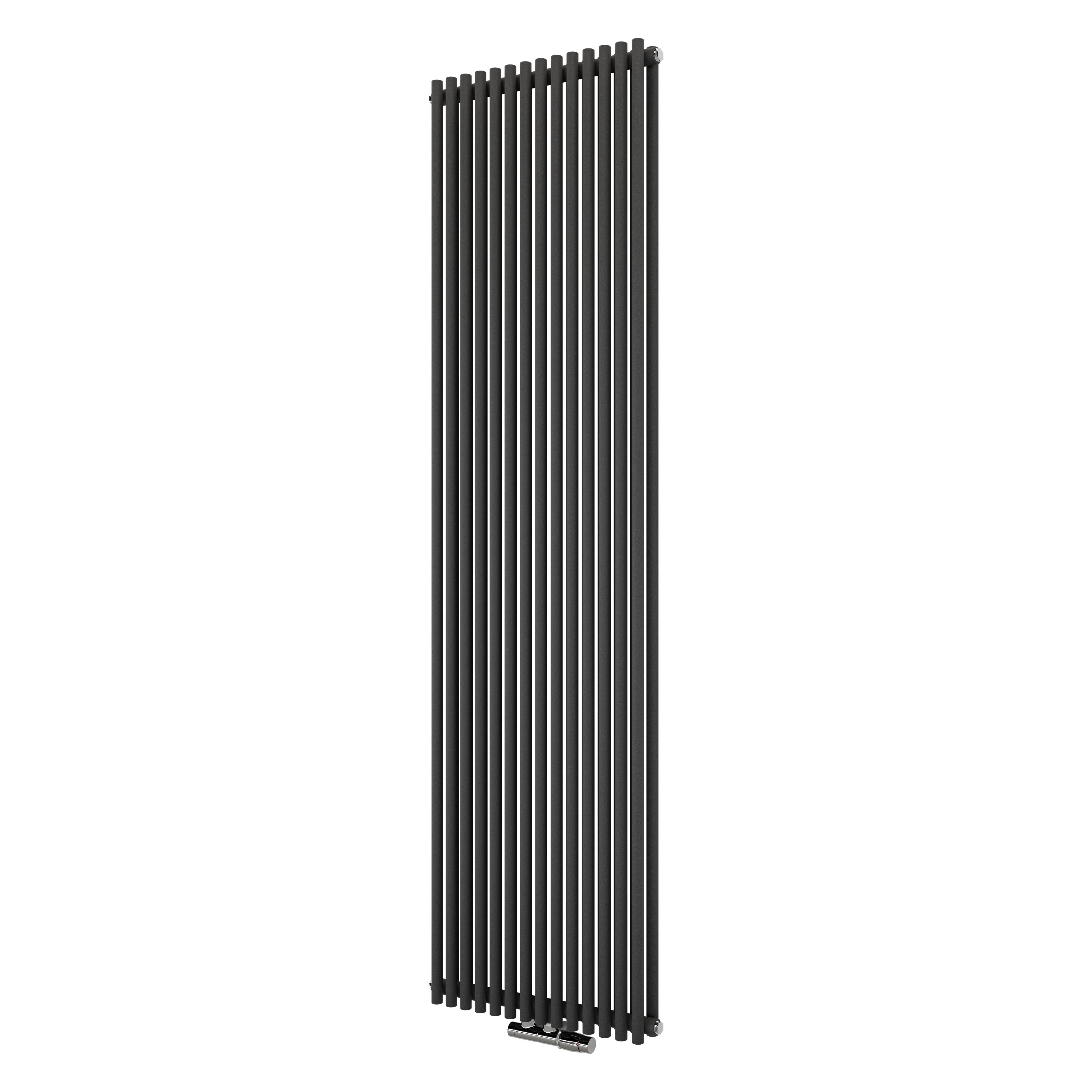 Ximax Gamba Duplex Matt Anthracite Vertical Designer Radiator, (W)505mm X (H)1800mm Price Comparisons | Compare The Build