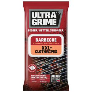 UltraGrime BBQ XXL+ Clothwipes - Pack of 30 Price Comparisons | Compare The Build