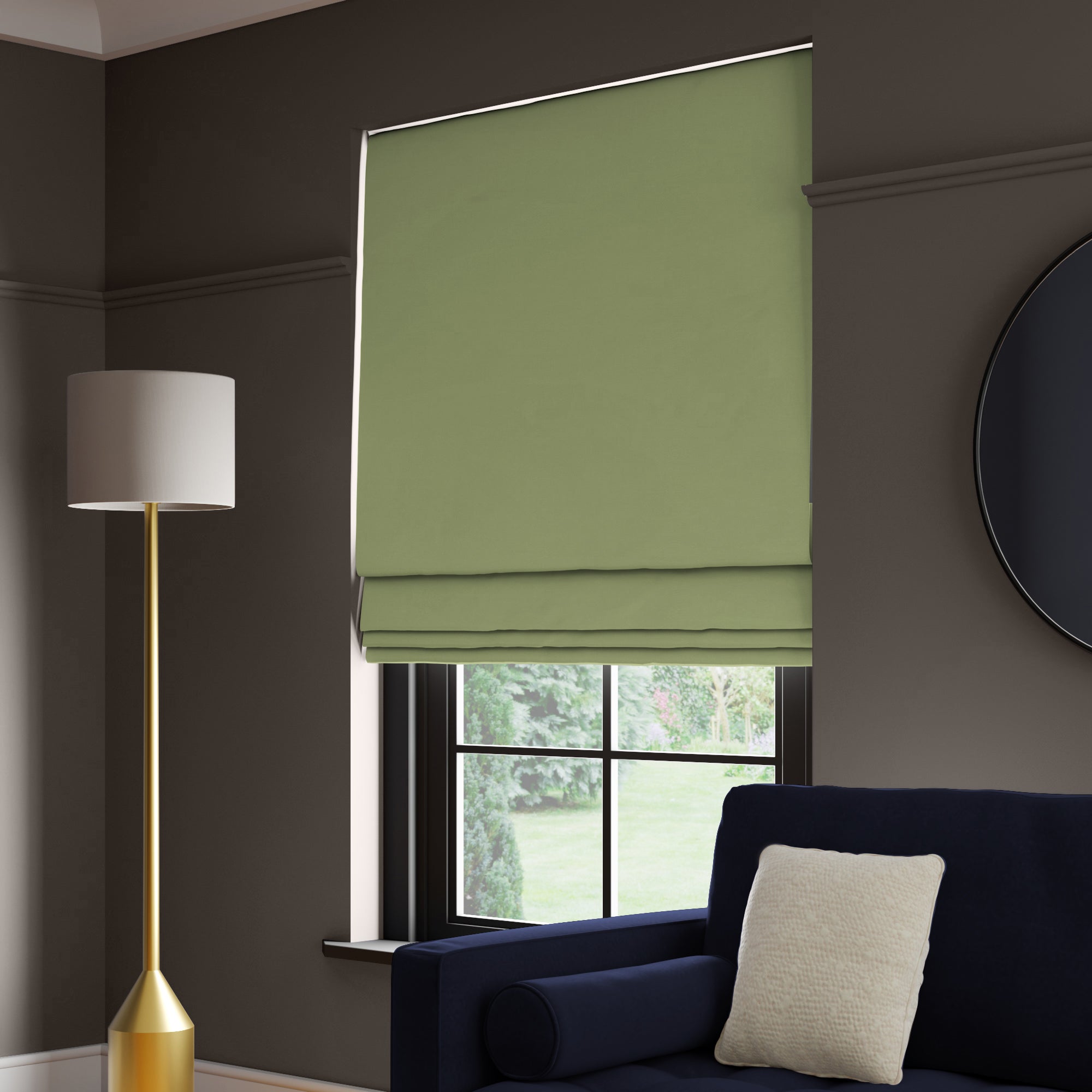 Panama Cotton Made to Measure Roman Blind Panama Sage Price Comparisons | Compare The Build
