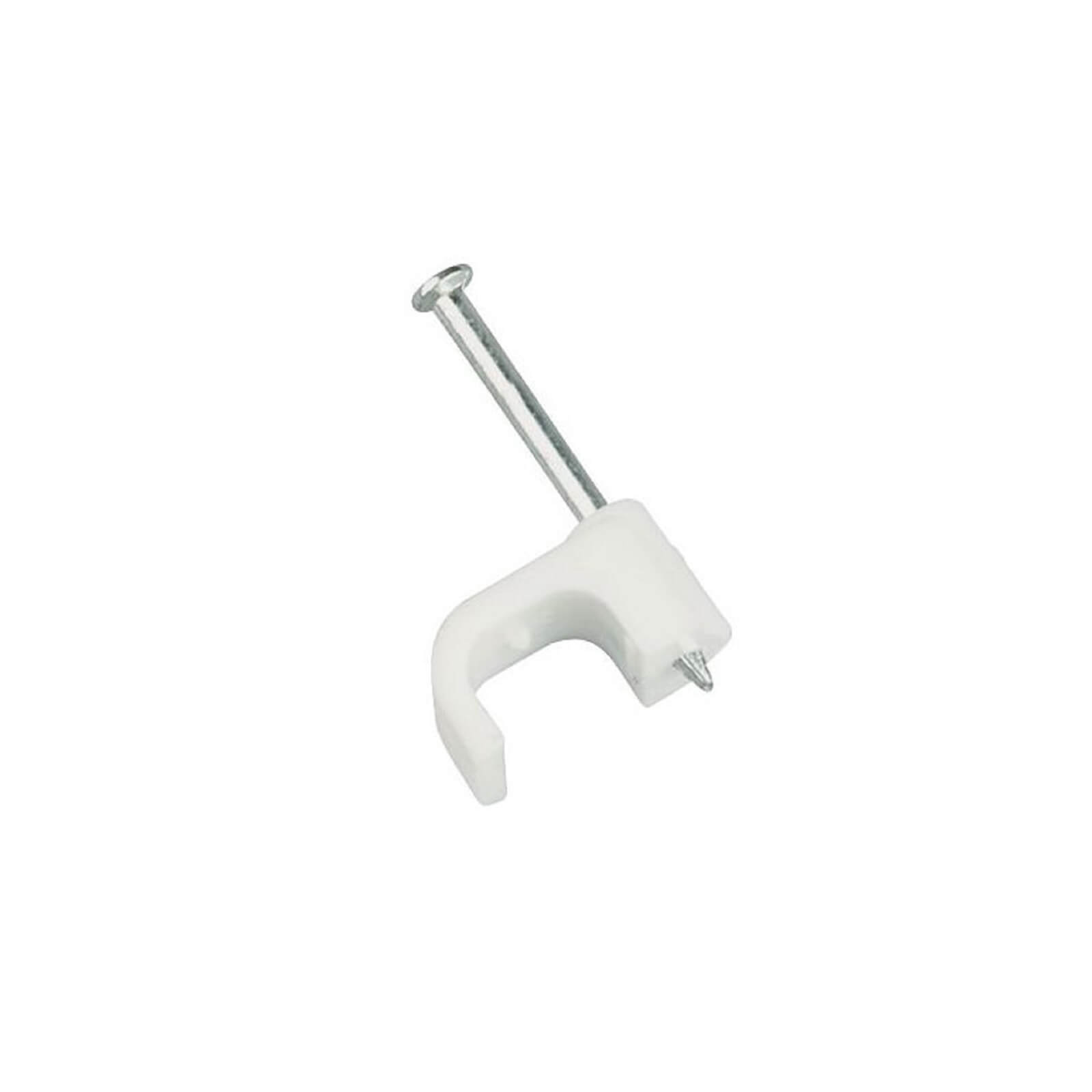 Masterplug Flat Cable Clips 0.75mm White 20 Pack Price Comparisons | Compare The Build