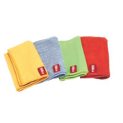 Hilka Pro-Craft Multicolour Microfibre Cloth, Pack Of 4 Price Comparisons | Compare The Build