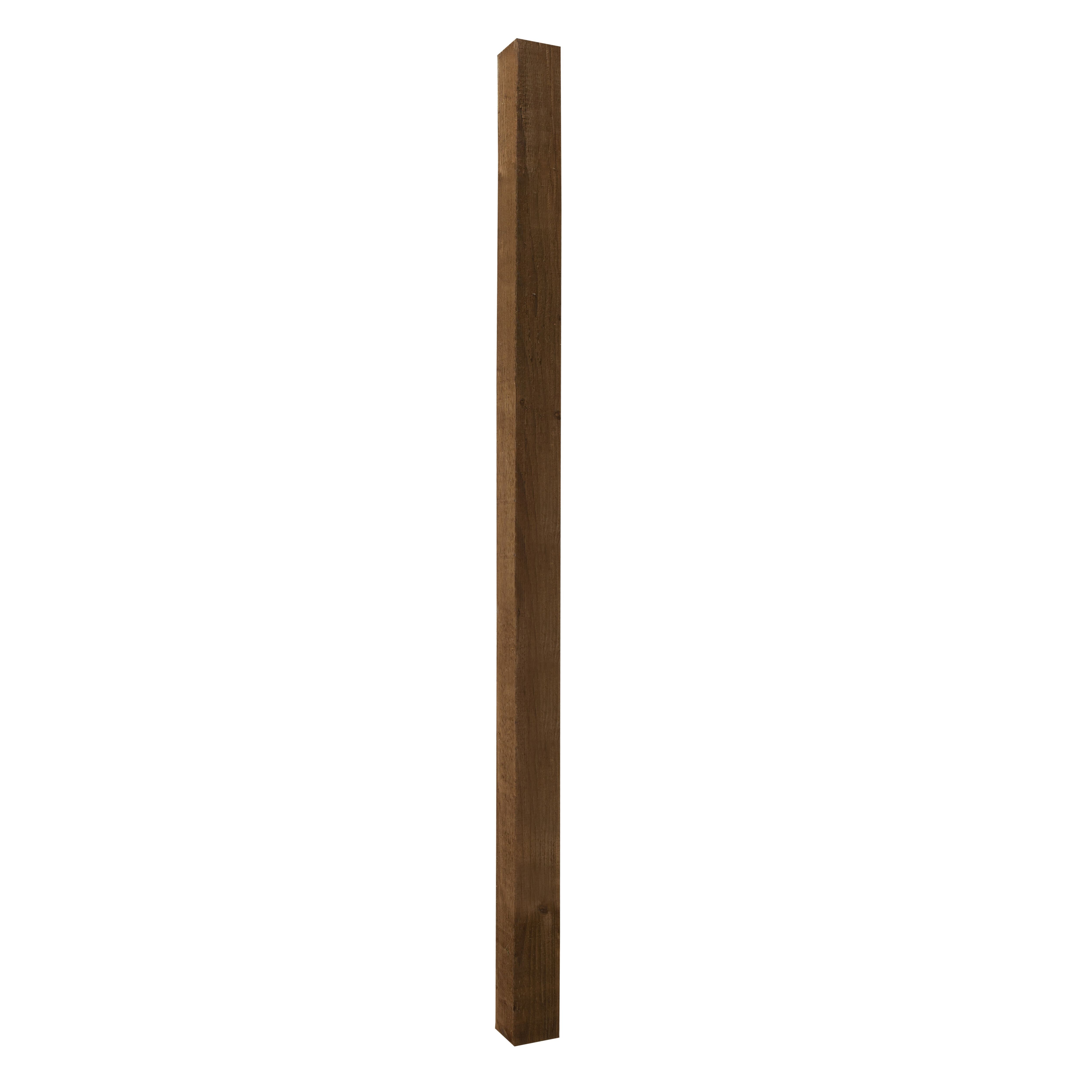 Uc4 Timber Square Fence Post (H)2.1M (W)100mm, Pack Of 4 Price Comparisons | Compare The Build