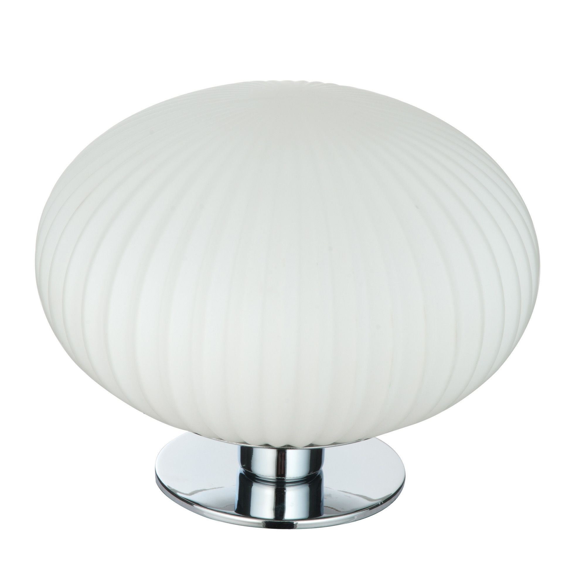 Artic Matt Cream Chrome Effect Halogen Table Lamp Price Comparisons | Compare The Build