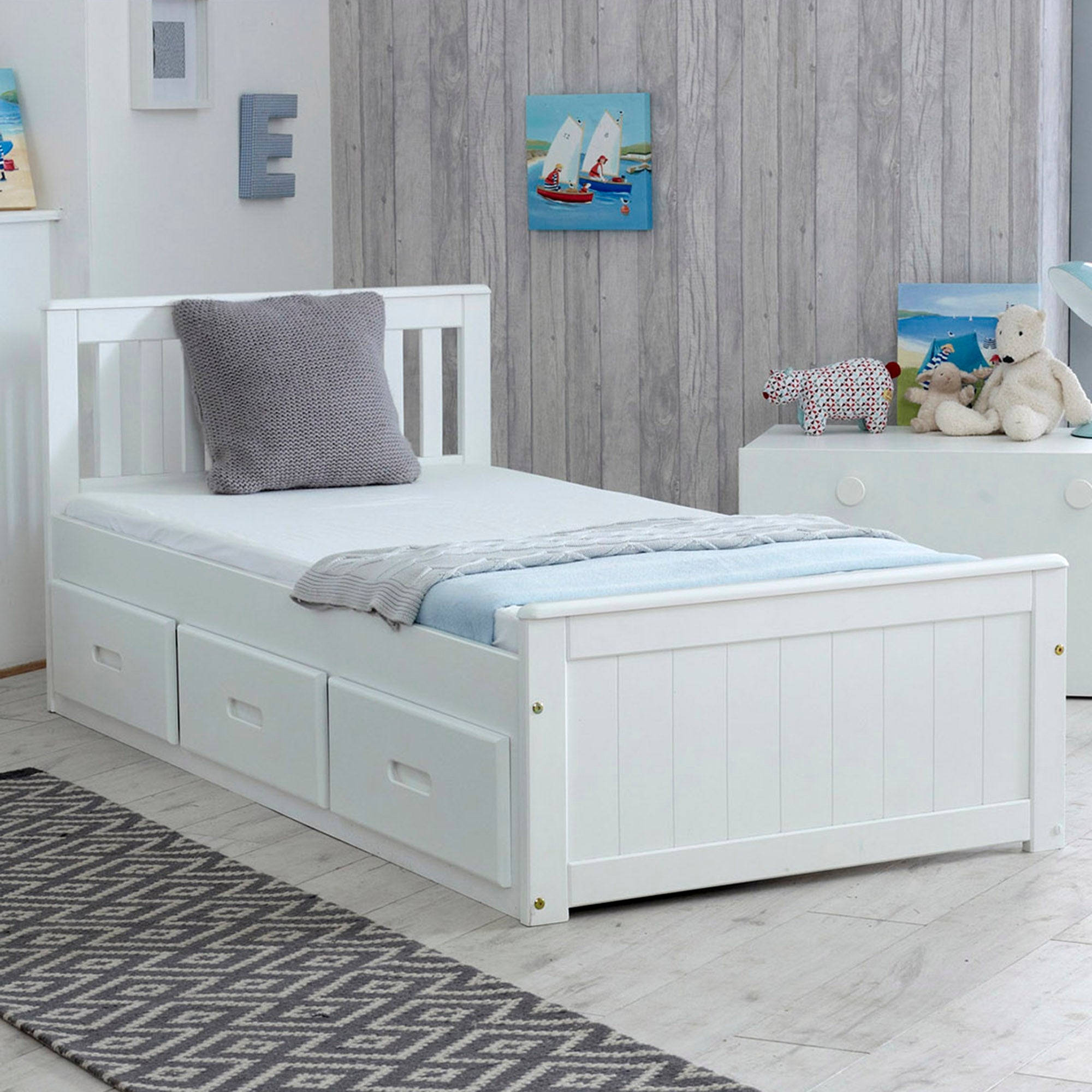 Mission White Storage Bed White Price Comparisons | Compare The Build