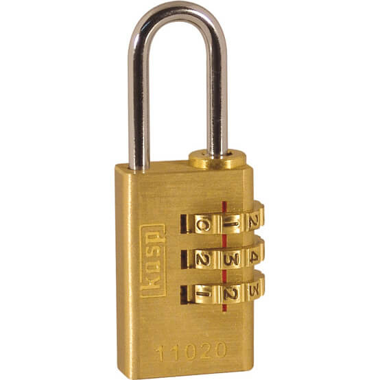 Kasp 110 Series Brass Combination Padlock 20mm Standard Price Comparisons | Compare The Build