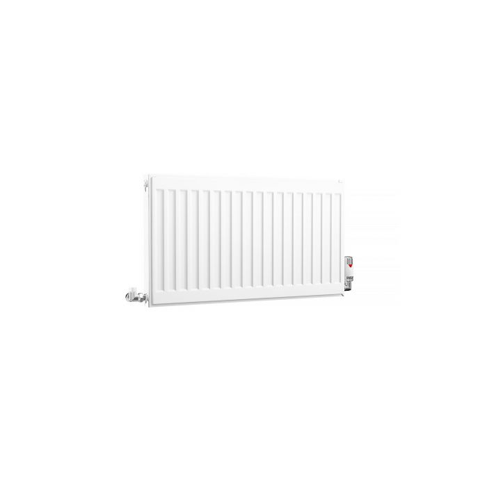 Kartell K-Rad Compact Horizontal Radiator, White, 400mm x 700mm - Double Panel, Single Convector Price Comparisons | Compare The Build